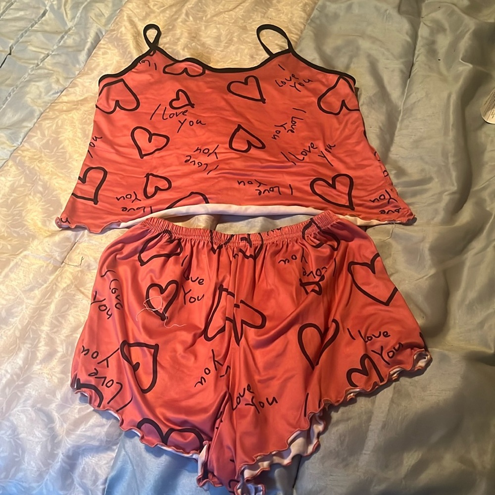 Sleep Cami and matching shorts.